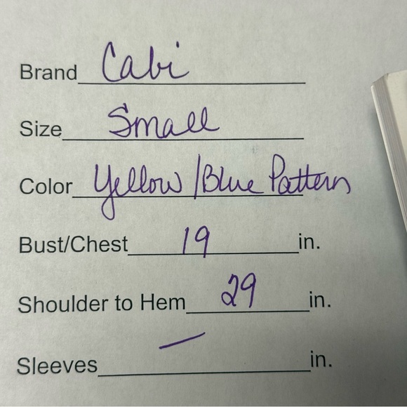 Cabi Floral Chiffon Sleeveless Blouse – Lightweight & Lined – Size Small - Picture 8 of 8